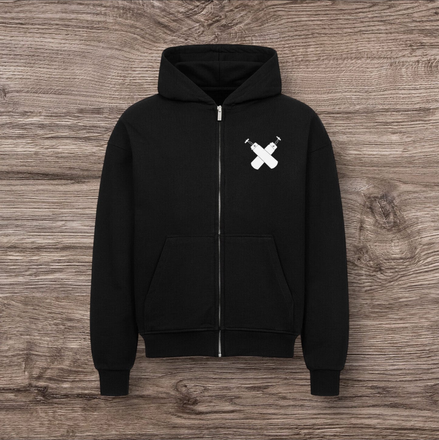 Dummy - Oversized Zipper Hoodie