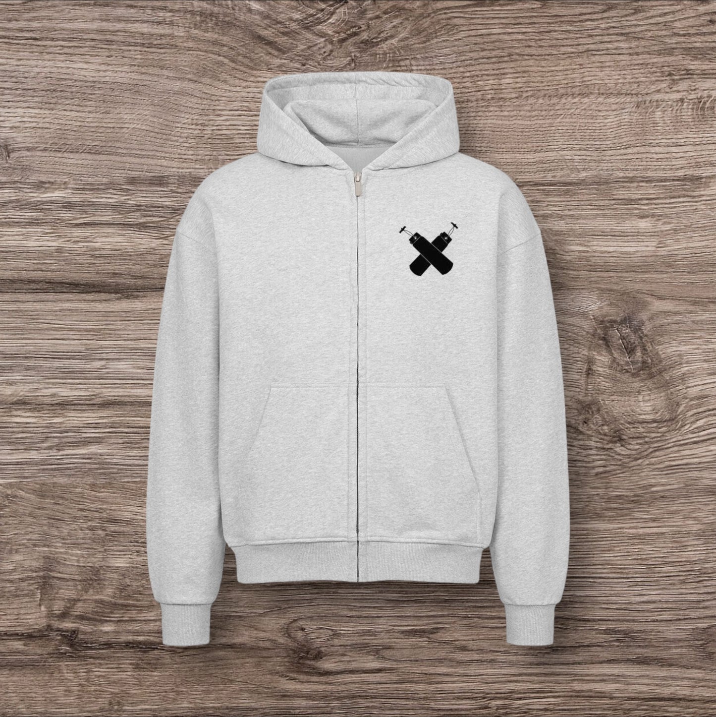 Dummy - Oversized Zipper Hoodie