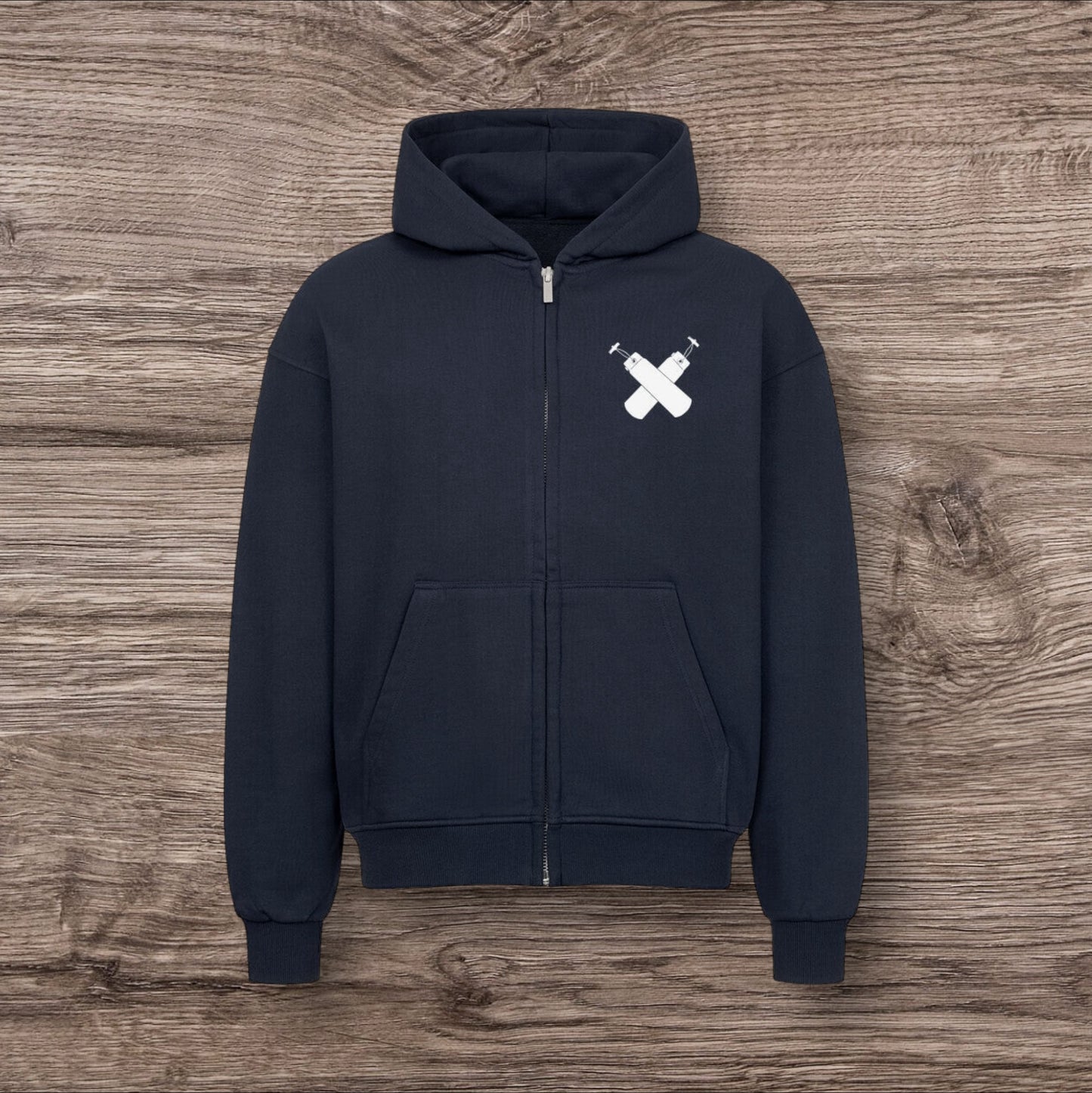 Dummy - Oversized Zipper Hoodie